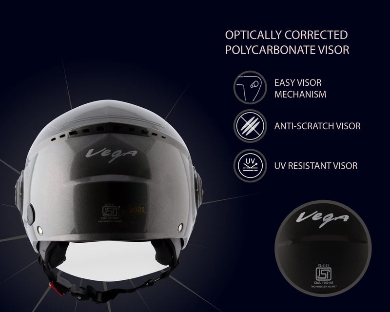 Vega Blaze Dx Anthracite Helmet-L - Image 5
