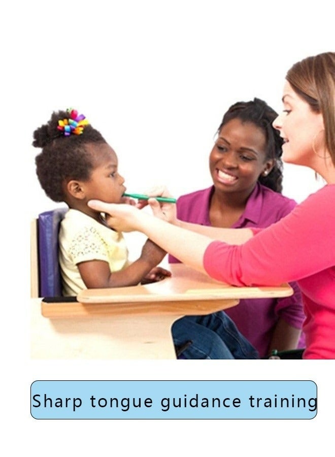 3PCS Tongue Tip Exercise Set Tongue Lateralization Lifting Training Tool Oral Muscle Strengthening For Speech Therapy Kids Language Development Adults Oral Care - Image 5