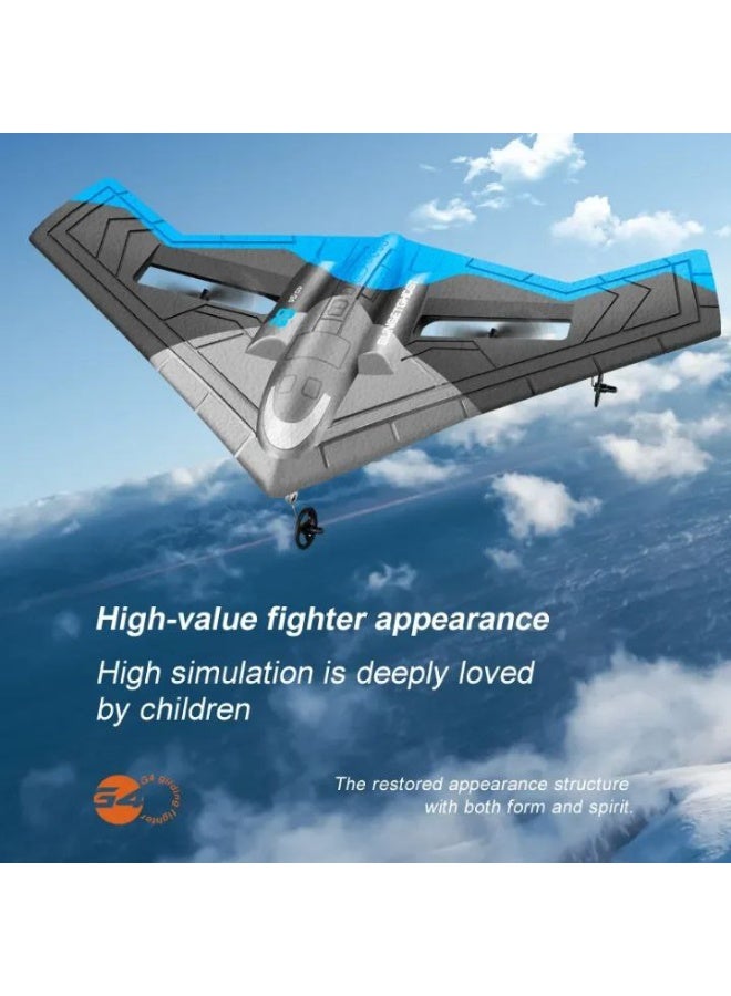 B-2 Spirit Stealth Bomber Remote Control Airplane, 2.4GHz 2-Channel Foam Drone, Ready-to-Fly Airplane Toy for Kids and Adults, Black - Image 3