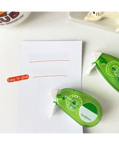 KASTWAVE Double-Sided Adhesive Scrapbook Runner Tape Roller Permanent Adhesive Dots Roller Applicator Glue Roller Tapes Great for Home, Office, Crafting Cards Paper 8MM*5MM-3PCS  Random Color  - Image 3