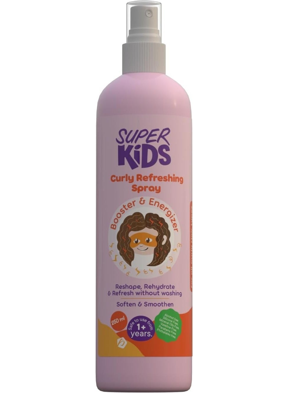 super kids curly refreshing spray 250ml