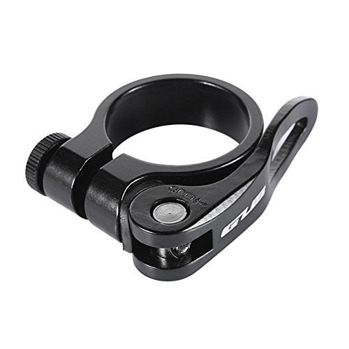GUB Bike SeatPost Seat Post Clamp Tube Clip Quick Release Aluminium Alloy MTB Seatpost Clamp Mountain Road Bike Parts 34.9mm 31.8mm (SBLACK34.9) - Image 4