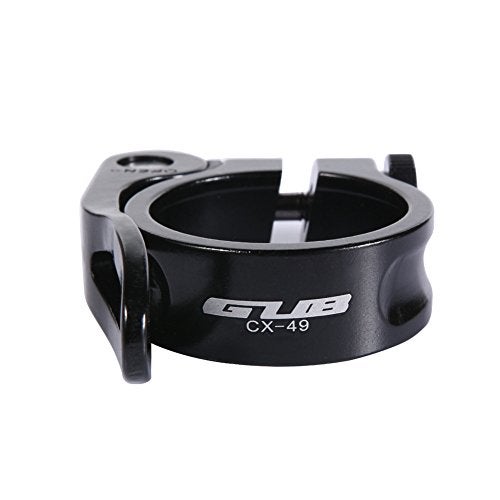 GUB Bike SeatPost Seat Post Clamp Tube Clip Quick Release Aluminium Alloy MTB Seatpost Clamp Mountain Road Bike Parts 34.9mm 31.8mm (SBLACK34.9) - Image 2