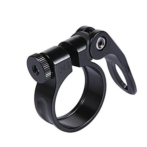 GUB Bike SeatPost Seat Post Clamp Tube Clip Quick Release Aluminium Alloy MTB Seatpost Clamp Mountain Road Bike Parts 34.9mm 31.8mm (SBLACK34.9) - Image 3