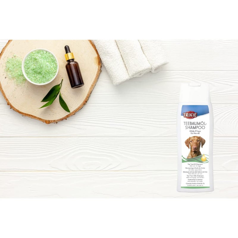 Trixie Tea Tree Oil Shampoo for Dogs, Prevents Infections, Soothes Skin & Small Irritations, 250ml - Image 4