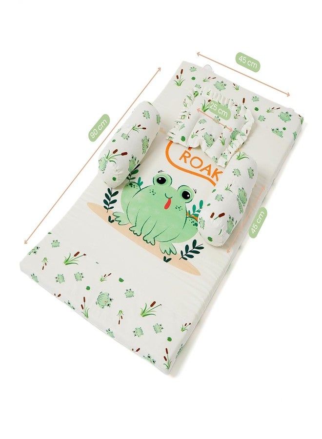 TIDY SLEEP Cotton Bedding Set for 0 to 12 Months (Frog) - Image 3