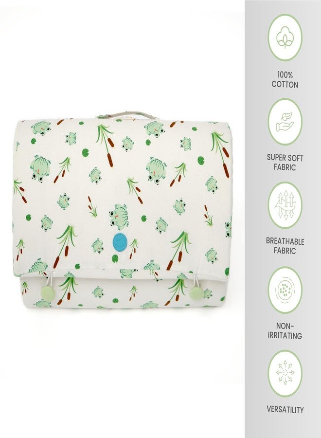 TIDY SLEEP Cotton Bedding Set for 0 to 12 Months (Frog) - Image 2