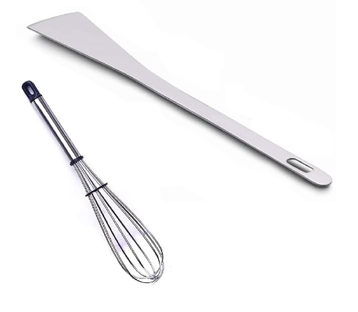 Dynore Stainless Steel Kitchen Tool Set – Andhra Palta & Balloon Whisk, Set of 2 Pcs - Image 5