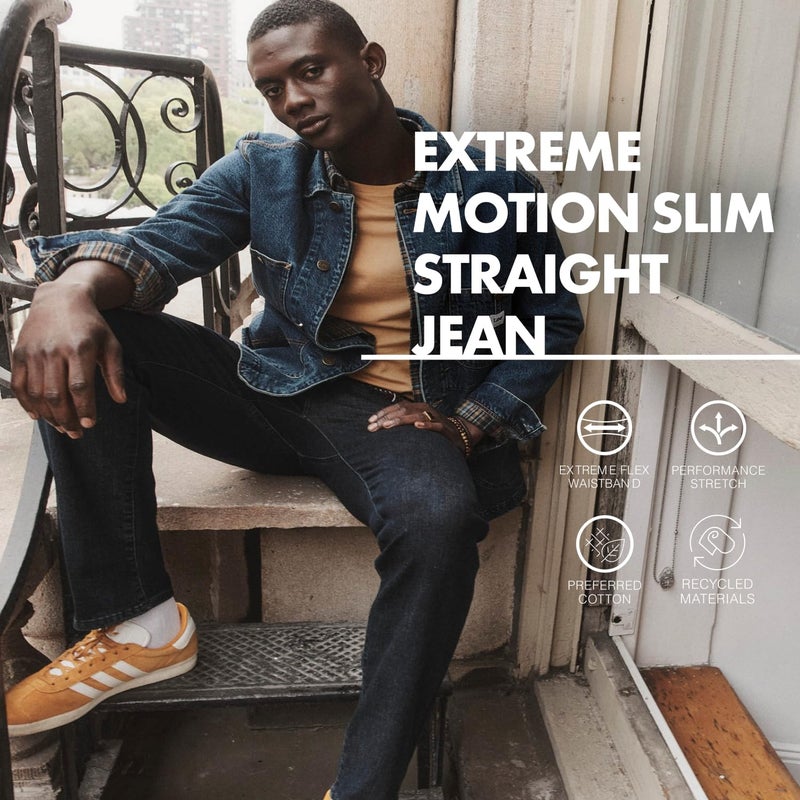 Lee Men's Extreme Motion Slim Straight Jean Zander 42W x 30L - Image 3