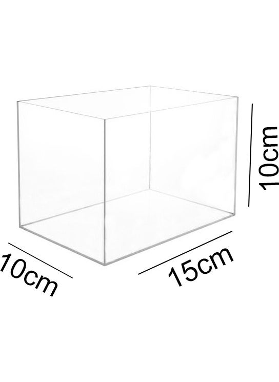 Trend Pleksi Trend Plexiglass Coverless Multi-Purpose Storage Box (15CM x 10CM x 10CM)  - Image 1
