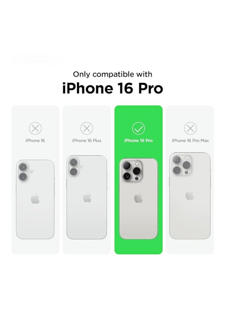 ACLIX Silicone Case Compatible with iPhone 16 Pro, Slim Liquid Silicone Phone Case with 3-Layer Soft Rubber Shockproof Bumper with TPU Lining (Pink) - Image 2