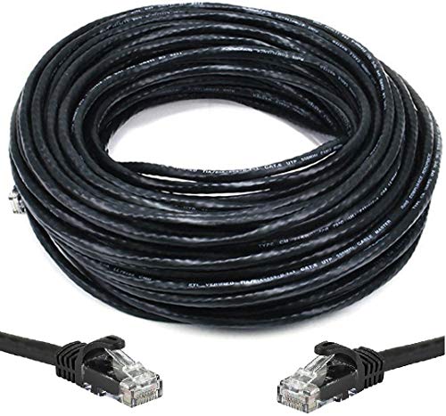 UbiGear 150' FT Oxygen-Free Copper CAT6 Heavy Duty Waterproof Outdoor Direct Burial UV Resistant Ethernet LAN Network Patch Cable RJ45 Cord - Image 1