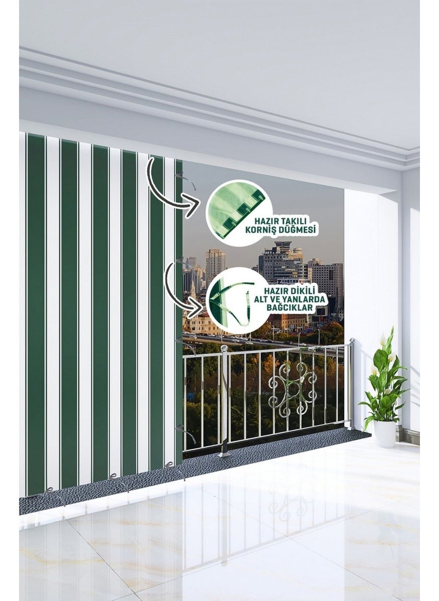 260 x 270 cm Green Colored Balcony Curtain - pzsku/Z3B13600F3A48A852082EZ/45/_/1730499121/59dd7afb-2da7-4f96-bf77-c1adafba232d