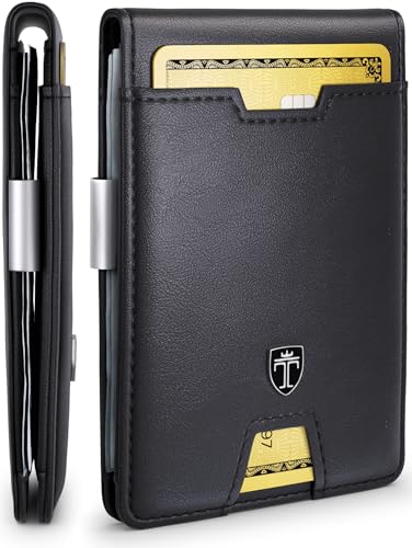 TRAVANDO Mens Wallet with Money Clip AUSTIN RFID Blocking Bifold Credit Card Holder for Men with Gift Box - Image 4