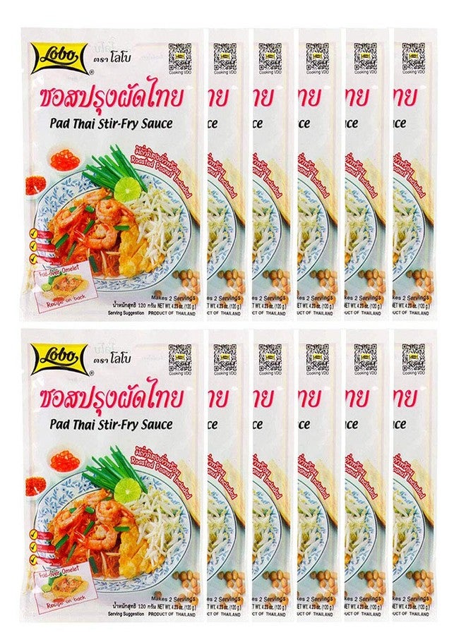 Lobo Pad Thai Stir-fry Sauce 4.23 oz (12 Packs) - Image 1