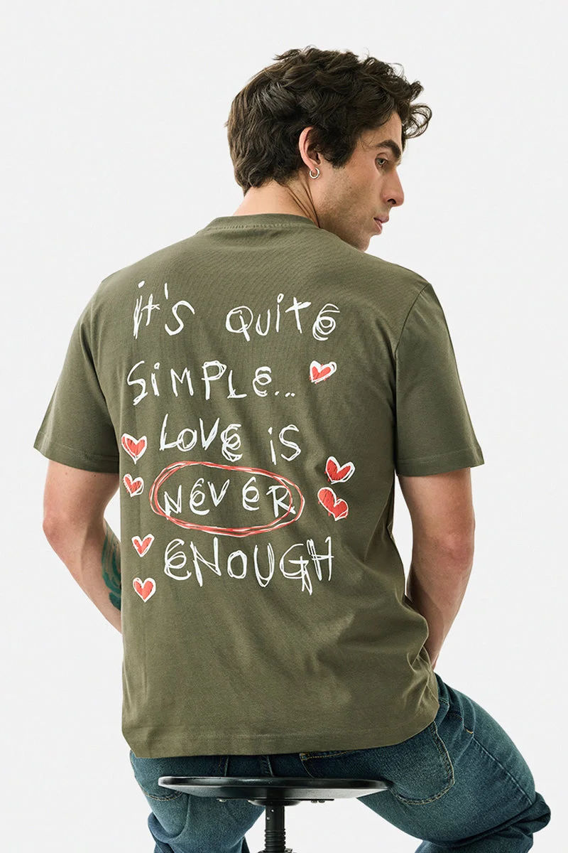 سنيتش تيشيرت قطني % بقصة عادية مطبوع