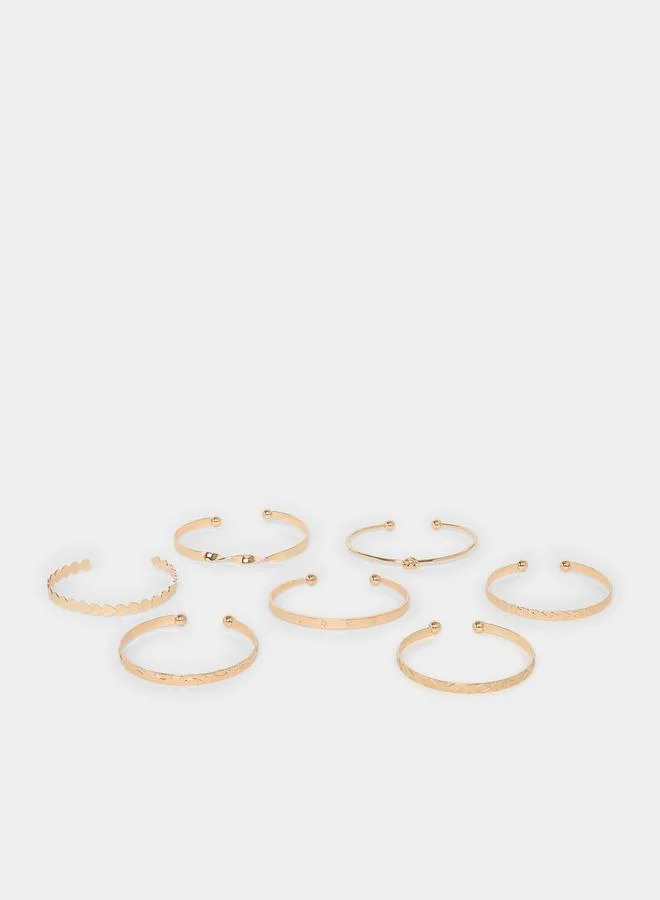 Styli Set of 7 - Gold Bangle Bracelet