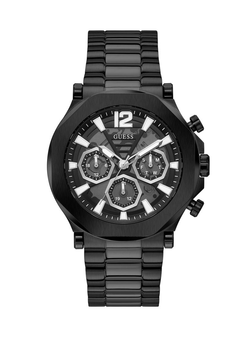 GUESS Mens Black Colour Multi-function Watch - GW0539G3 - Image 1