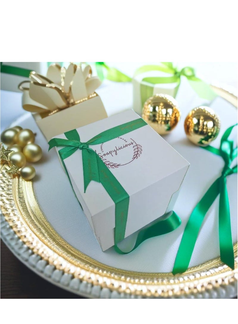 Soapylicious Soy Wax Candle – Mandarin Lime & Basil Aroma, 220g in Premium Gift-Ready Box | Handmade, Natural for Home & Office - Image 5