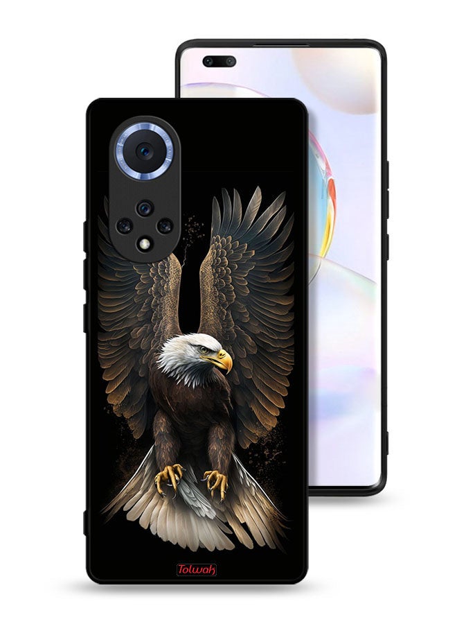 Tolwak غطاء حماية لهاتف Honor 50 Pro بتصميم نسر بأجنحة ممدودة - Image 1