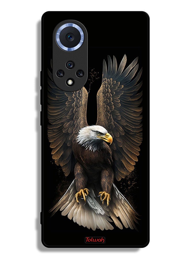 Tolwak غطاء حماية لهاتف Honor 50 Pro بتصميم نسر بأجنحة ممدودة - Image 2