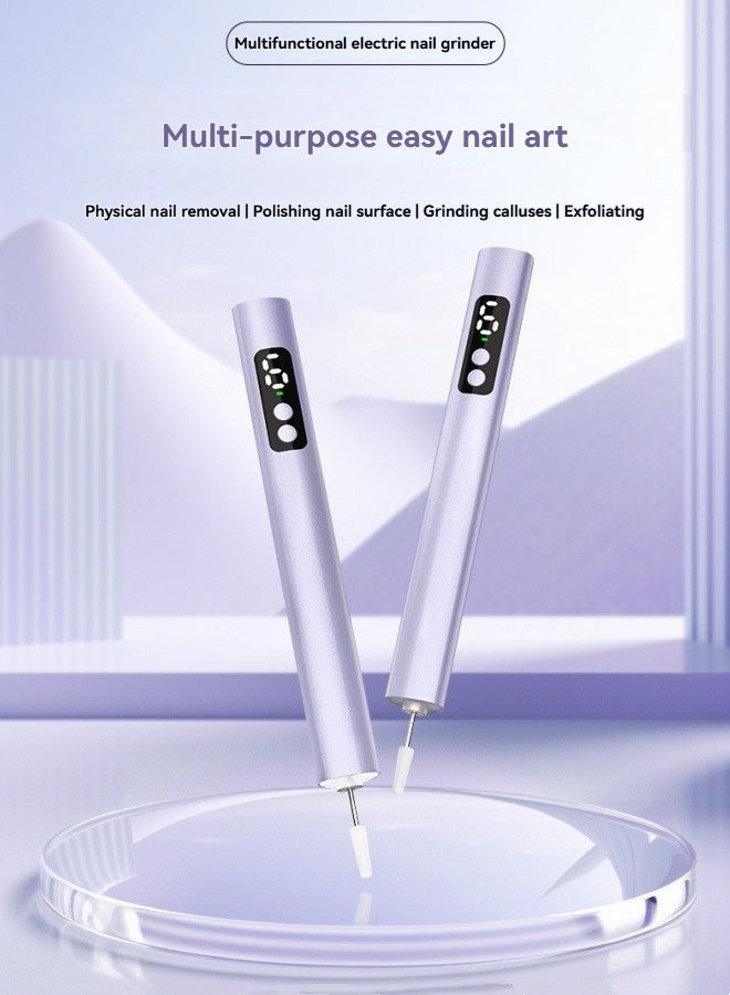 M MIAOYAN Home use multi-replacement head nail polisher portable professional nail polisher nail polish remover electric nail polisher - Image 3