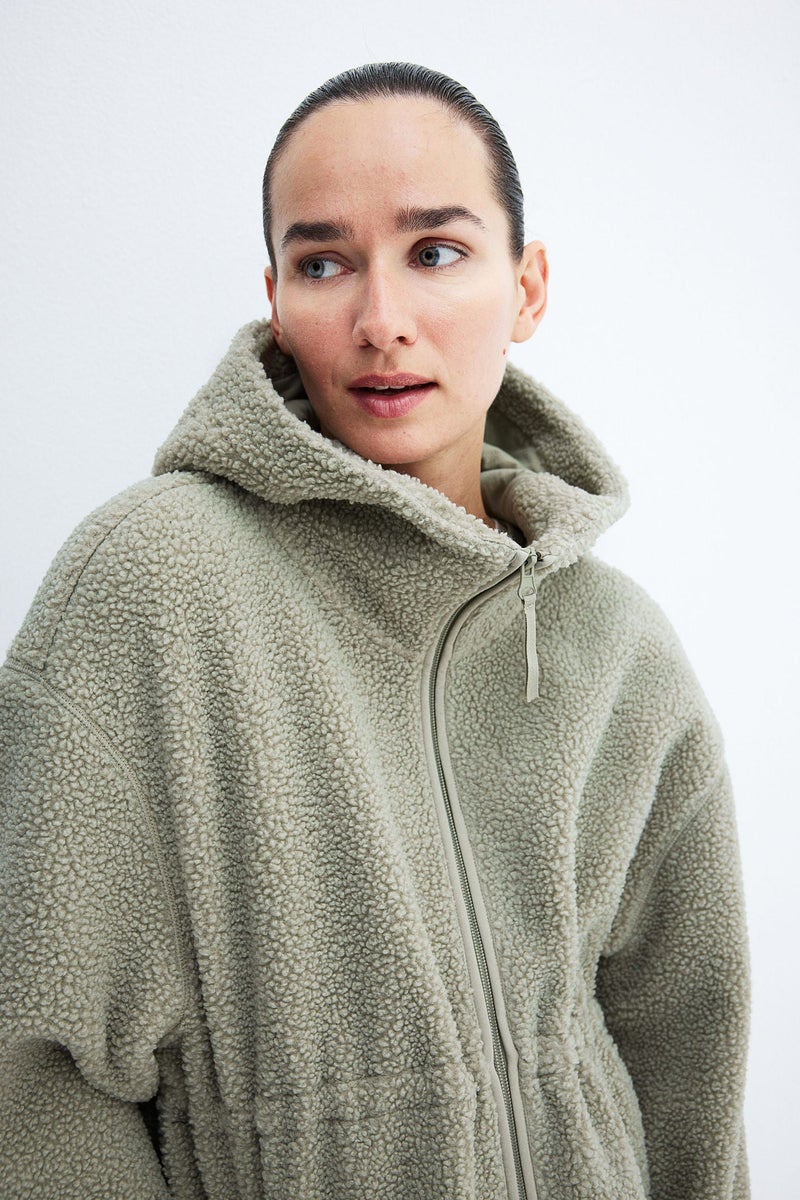 H&M Mama Before & After Teddy Jacket  - Image 3