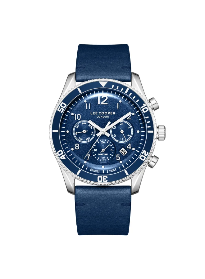 Lee Cooper Men's Leather Multi Function Watch LC08260.399 - 42 mm