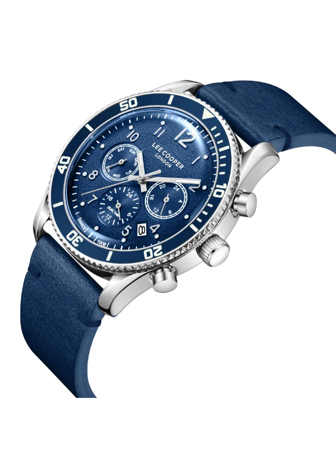 Lee Cooper Men's Leather Multi Function Watch LC08260.399 - 42 mm