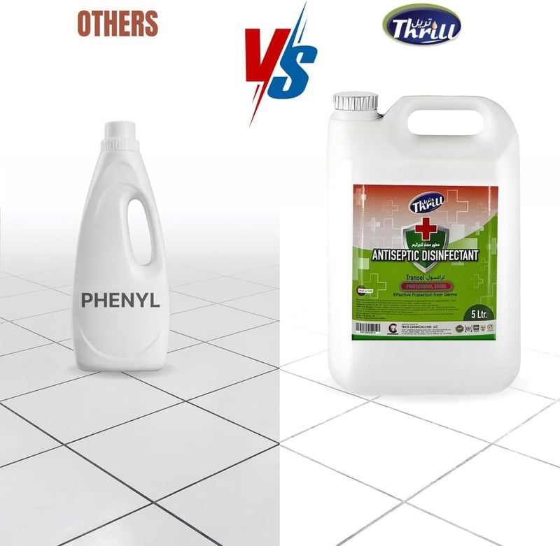 Thrill Transol Professional Antiseptic Disinfectant 5L – Advanced Formula for Effective Disinfection and Hygiene - Image 5