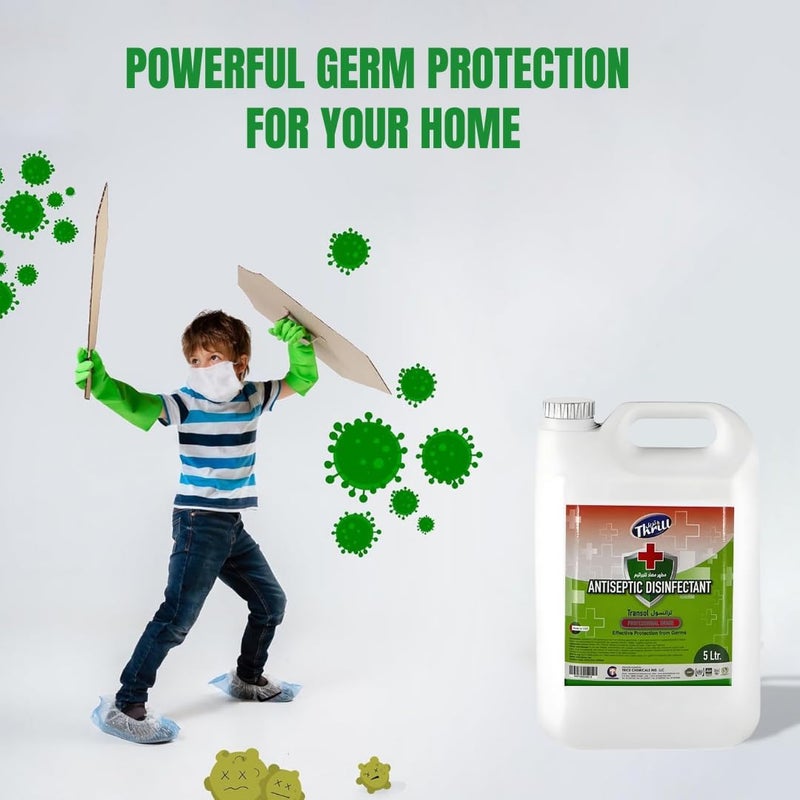 Thrill Transol Professional Antiseptic Disinfectant 5L – Advanced Formula for Effective Disinfection and Hygiene - Image 2