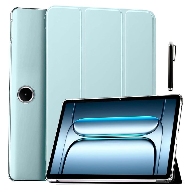 ProElite Case Cover for OnePlus Pad Lite 11 inch Case, Smart Flip Case Cover for OnePlus Pad Lite 11 inch Case Translucent Back with Stylus Pen [Auto Sleep Wake Feature], Light Blue - Image 1