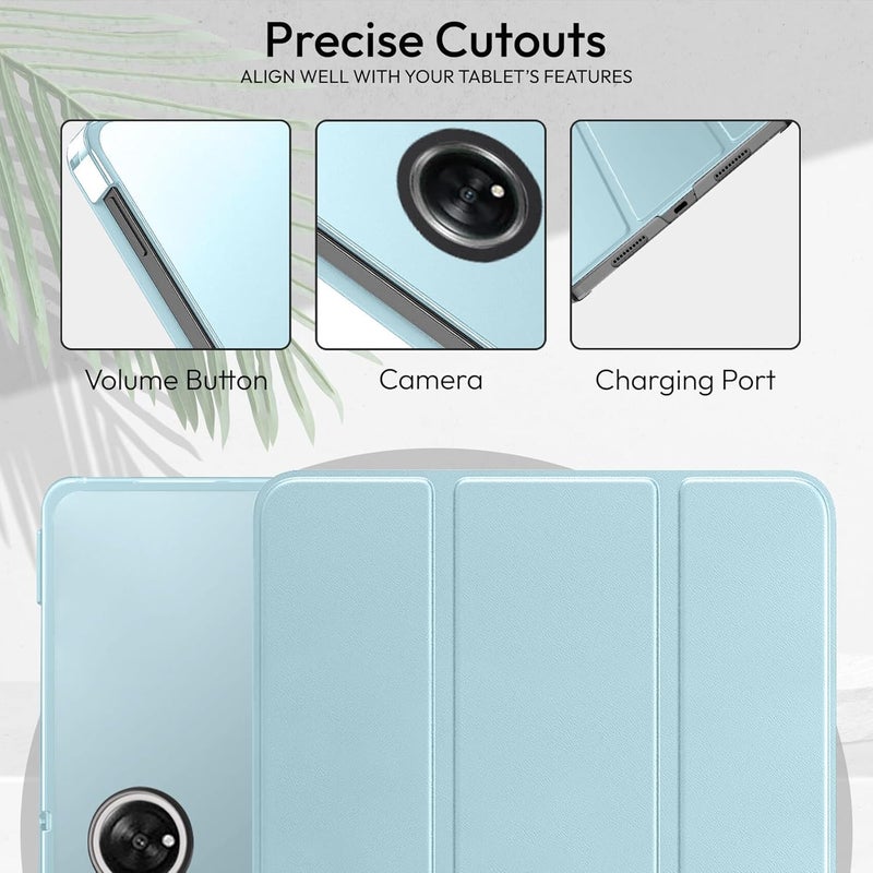 ProElite Case Cover for OnePlus Pad Lite 11 inch Case, Smart Flip Case Cover for OnePlus Pad Lite 11 inch Case Translucent Back with Stylus Pen [Auto Sleep Wake Feature], Light Blue - Image 4