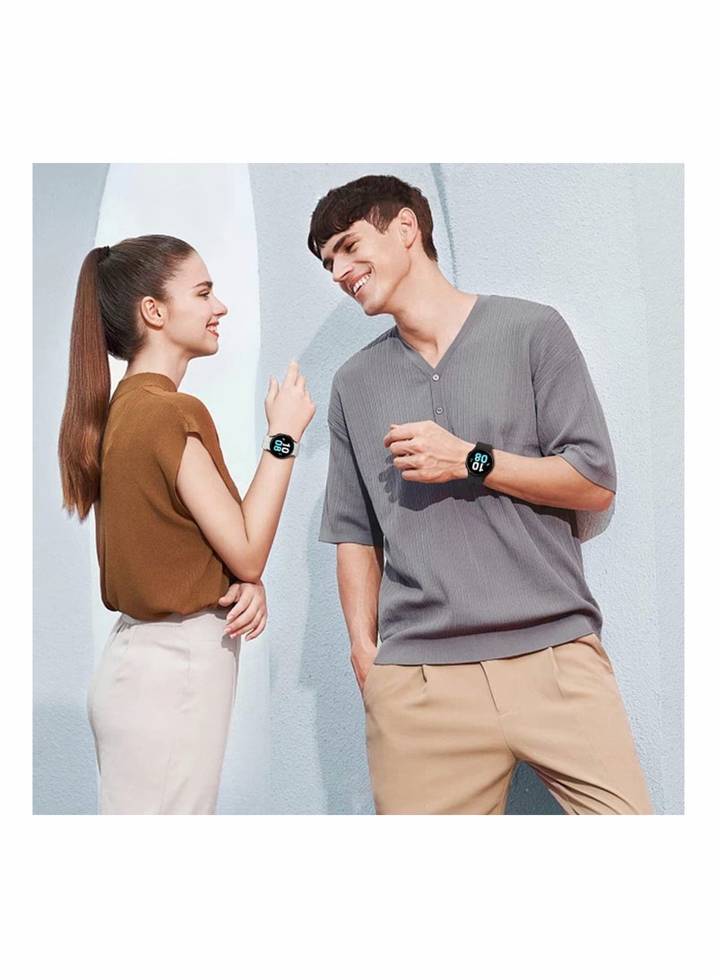 Y&D Galaxy Watch 5 Bands 44mm 40mm Pro 45mm Sport Compatible with Samsung 4 40 Classic 42 46mm Straps 20mm Adjustbale Soft Silicone Replacment Wristband - Image 2