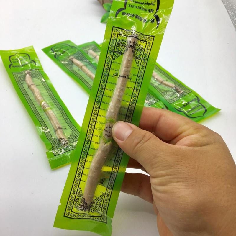 Arab Miswag Brushing Stick Middle East Ancient Law Cleaning Teeth Brushing Stick Wholesale Cross-border Hair(Original color beise Wacker toothbrush is very thick) - Image 2