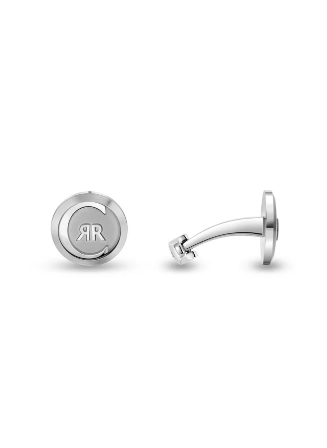 CERRUTI 1881 Paolo Silver Stainless Steel Cufflink for Men