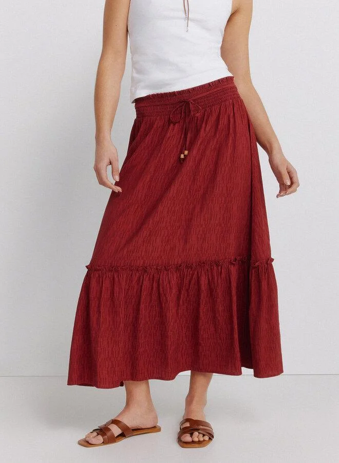 Springfield  Midi structured skirt for Women | Best Price UAE