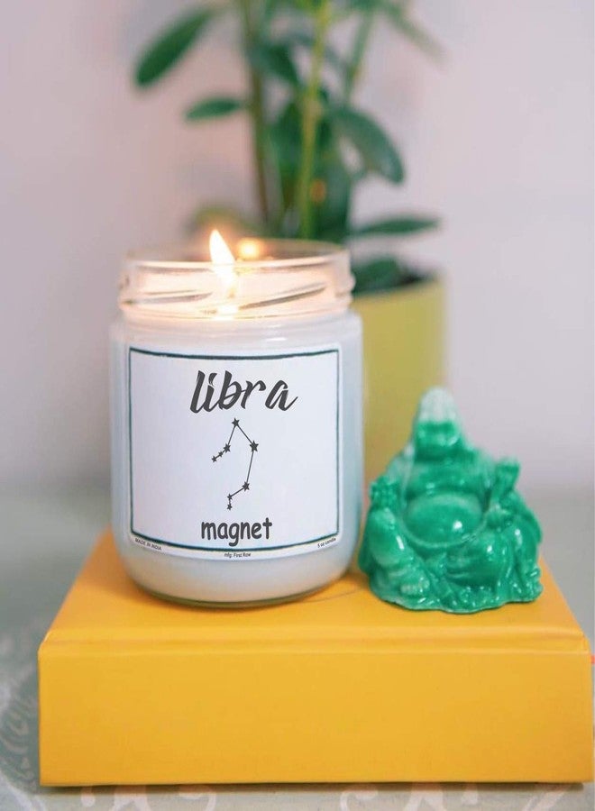 FIRSTROW First Row 5oz Natural Wax Scented Sun Sign Gifting Candle | Constellation of Stars Scented Candles (LIIBRA) - Image 1