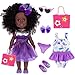 ebuddy 145 Inch Dolls  Accessories African Baby Doll Reborn Baby Doll 145 Inch Black Baby Dolls Set - Image 4
