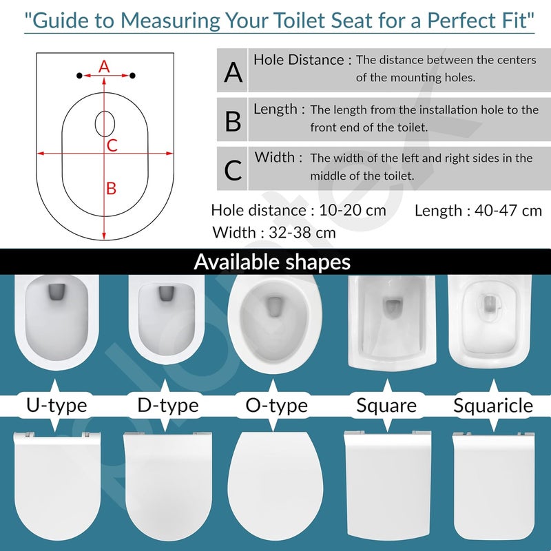 Plantex Polypropylene Soft Closing Toilet SeatWestern Toilet Seats For BathroomToilet SeatToilet Seat Cover For Commode Rectangle Shape Glossy White - Image 5