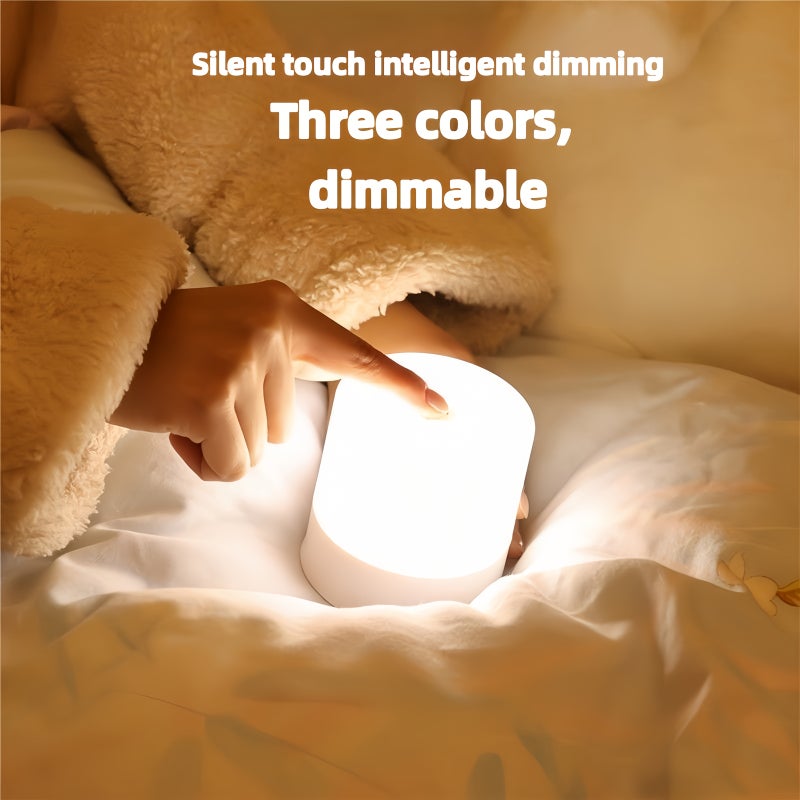 Touch Bedside LED Desk Lamp, Dimmable, USB Charging - Image 5