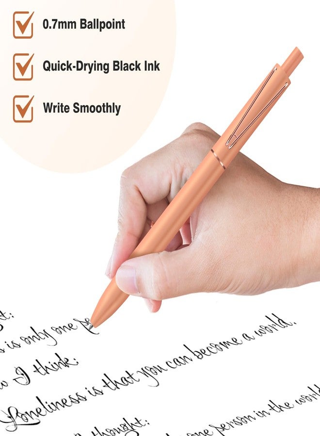 SUIN Gel Pens - 0.7mm Quick-Dry Black Ink, Retractable Rolling-Ball Gel-Pens, Medium Fine Point for Smooth Writing - Cute Office and School Supplies, Ideal Gifts for Women (12) - Image 3
