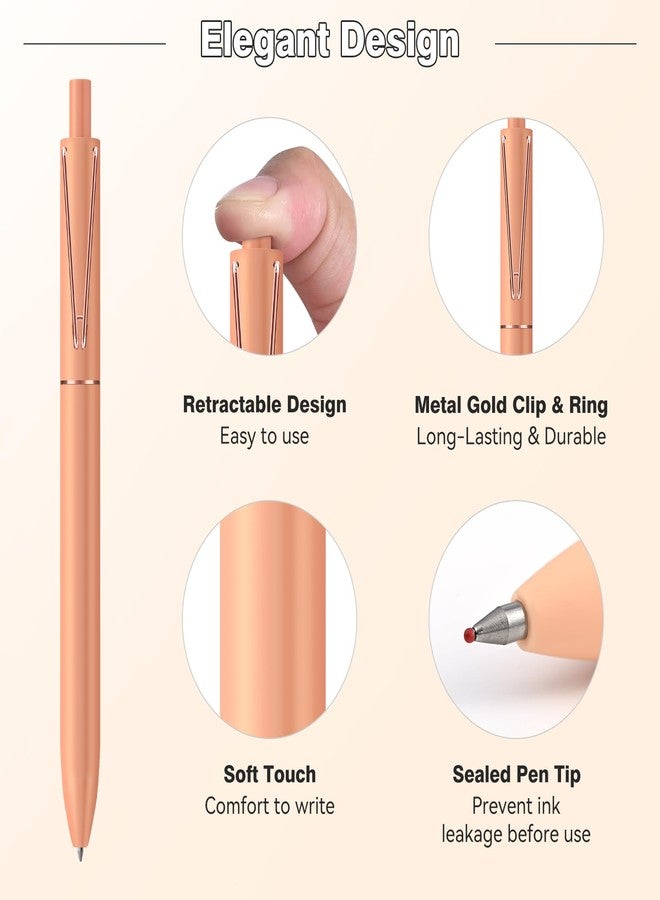 SUIN Gel Pens - 0.7mm Quick-Dry Black Ink, Retractable Rolling-Ball Gel-Pens, Medium Fine Point for Smooth Writing - Cute Office and School Supplies, Ideal Gifts for Women (12) - Image 4