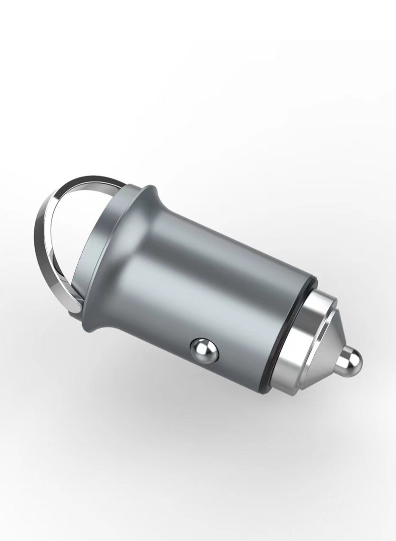 MPBLBERRI Premium Quality PD Car Charger, 30W, Grey - Image 2