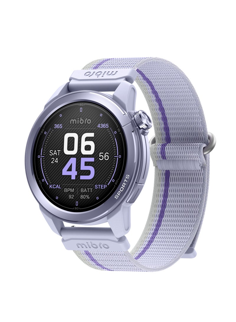 Mibro Watch GS Active 2 Lilac – 1.32” AMOLED Display, Dual-FREQ GPS, 5ATM Water Resistance, Bluetooth Call Support, 150+ Sports Modes, Running Training Plans, Health Monitoring, 15 Days Battery Life - Image 5