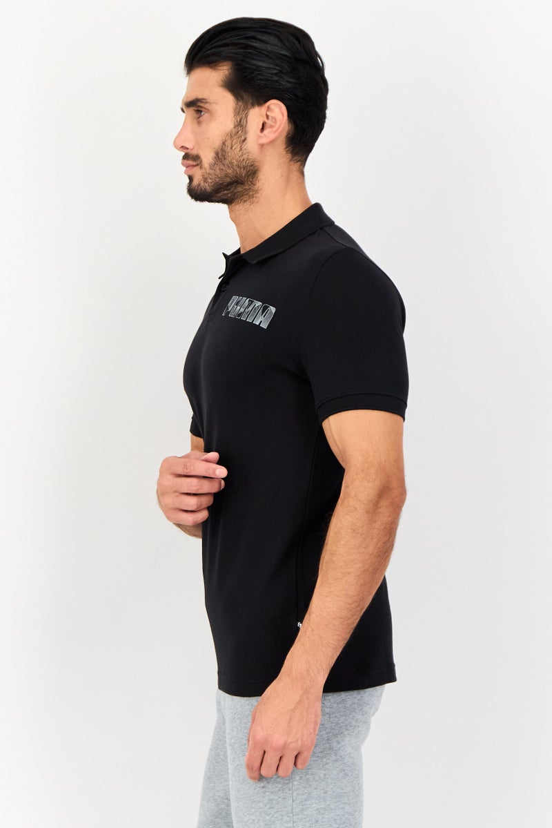 PUMA Men Sportswear Fit Short Sleeve Outdoor T Shirt, Black - Image 2