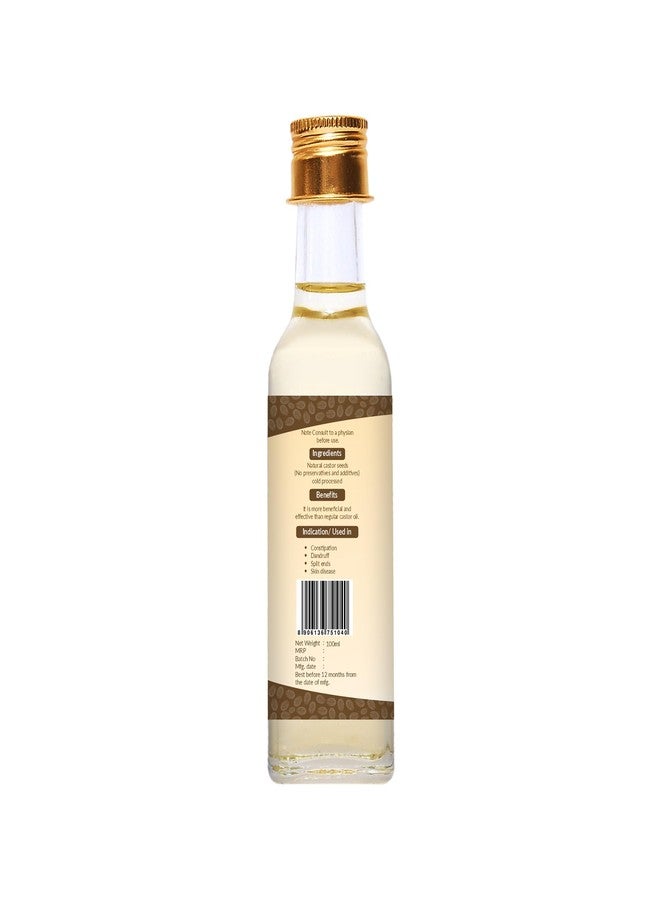 Sajeevan 100% Organic Cold-Pressed Castor Oil - Pure & Natural Multipurpose Oil for Skin, Hair, and Wellness - Hexane-Free & Unrefined - Image 3