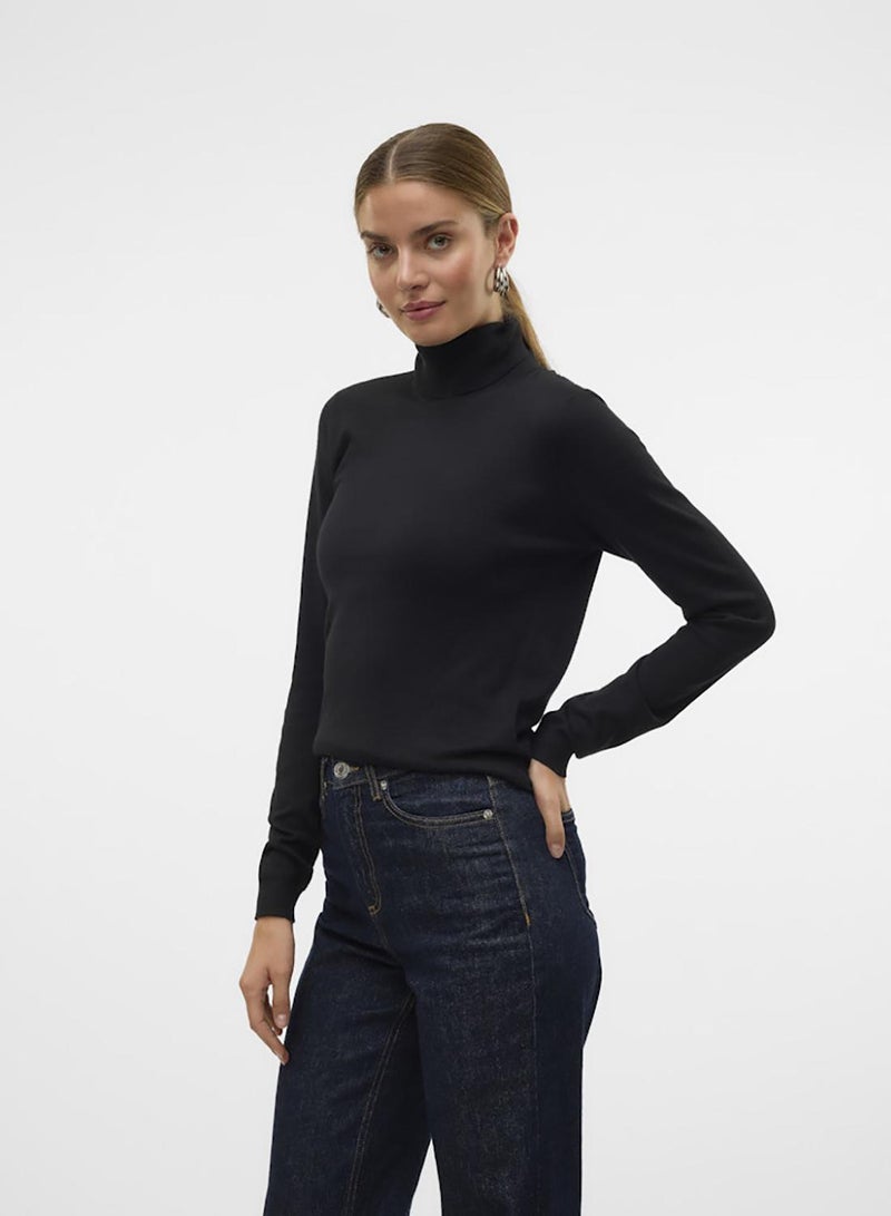 VERO MODA Vmiris Ls Rollneck Pullover Ga Noos - Image 2