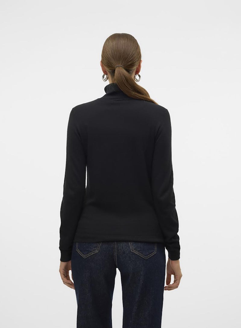 VERO MODA Vmiris Ls Rollneck Pullover Ga Noos - Image 4