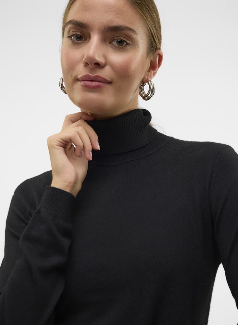 VERO MODA Vmiris Ls Rollneck Pullover Ga Noos - Image 5